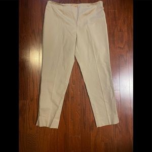 Womens Anne Taylor signature cropped pants